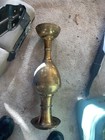 Vintage Tall Large Copper Art  Brass Vase  Made In India 