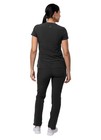 Adar Scrub Set For Women - Bib Front Smock Scrub Top   Skinny Cargo Scrub Pants