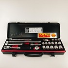 Koken 3286z 3 8 9 5mm Z-eal Socket Wrench Set 21 Pieces W metal Case