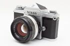   Near Mint-   Nikon F Eye Level Silver 35mm Slr Nikkor 50mm F1 4 Lens Japan