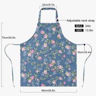 Aprons For Women With Pockets Cotton Linen Cooking Kitchen Baking Soft Durabl   