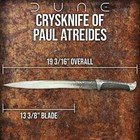 Crysknife Of Paul Atreides Dune   Wall Display Officially Licensed   19  Overall