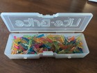 Lite Brite Pegs  Magic Screen- 300 Moden Flat Tip Assorted Colors W storage Box