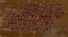 Vintage Stanley Handyman 18  Wooden Level No  H1204-18 