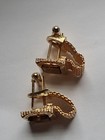 Vintage 1950-1960 Gold Plated Cuff Links