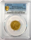 1854-o Three Dollar Indian Gold New Orleans Coin  3 - Certified Pcgs Au Details