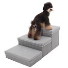 Foldable Pet Ramp Stairs 2 3 Steps Dog Ladder For High Bed Storage Ulility Box