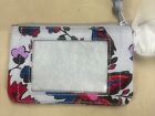 Nwt Vera Bradley Vineyard Floral  Zip Id Case And Lanyard
