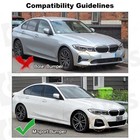 For 2019-2022 Bmw G20 330i M Sport M340i Gt Style Front Bumper Lip Glossy Black