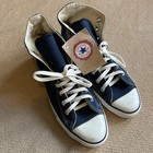 New Vintage Converse Made In Usa All Star High Top Blue Sneakers Shoes Size 8