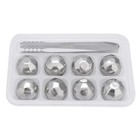 Stainless Steel Ice Spheres Chills Wine Whiskey Drink Chiller Stones Rocks With