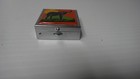 Vintage silver Tone hinged Pill Box W insert square elephant  Picture On Top 