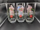 Coca Cola Series Ii 1946 Reprint Santa Claus Christmas Glass Lot Of 3 Series 2 