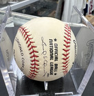 Willie Mays Signed Official Mlb Baseball Score  Board Coa Goldin Auto W  Cube