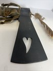 Lakota Sioux Tomahawk Weeping Bleeding Heart Beaded  Leather Handmade