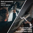 Disen 25pcs Ratcheting Wrench Set  Double Metric sae  Polish Silver 