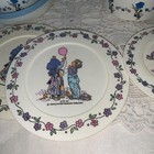 1978 Holly Hobbie Tea Set Cups Plates Pot Pan 12 Pc Playset  Vintage Plastic