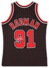 Framed Dennis Rodman Bulls Signed Mitchell   Ness 1996-1997 Authentic Jersey
