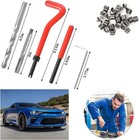 M10 X 1 0mm Stainless Steel 15pcs Helicoil Car Thread Repair Insert Kit