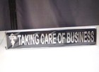 Elvis Presley Taking Care Of Business  Tcb  Tin Metal Street Sign  5  X 24 
