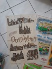 Vintage Souvenir Bulk Lot 5 Collectable Tea Towels  Souvenir  Vintage Australia