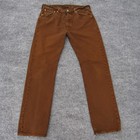 Levi s 501 Original Fit Men s Jeans Tag 33x32 Brown