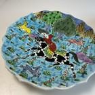 Vintage Turkish Kutahya Plates Hand Painted Decorative Vibrant Colors 7   