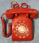 60s Vintage Western Electric 500 Rotary Desk Telephone Red Minty Unmodified Bell