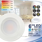 5 6 Inch Led Can Lights Retrofit Recessed Lighting Selectable 2700k-5000k White