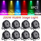 10x 270w 18led Rgb Stage Lighting Par Light Beam Dmx Party Club Disco Dj Lights