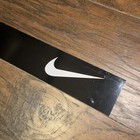 Nike Running Olympia Sports Store Display Magnetic Black Brand Logo  26  X 3 