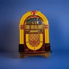 Huge Vintage Wurlitzer 1015 Jukebox Brass   Enamel Badge 3 75  X 2 5  It s Big