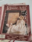 Lot Of 10 Vintage Magazines Leisure Arts Stitch Pattern Design 1990 91 92 94 95