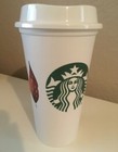 Starbucks Fall Leaves Reusable Plastic  Coffee Cup  Grande Size Tumbler New