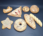 Faux Fake Food  Display Prop Rolls Bread Loaf Artificial Realistic Bakery