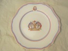 British Coronation Plate 10-1 4  - Hm King George Vi   Hm Queen Elizabeth