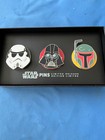 Star Wars Helmets Sayings    Disney Pin Set Of 3 Limited R New In  Box