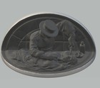 2022 Chad 10000 Francs Plague Doctor - the Vaccinator  3 25oz Silver Coin  