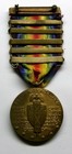 Vintage Ww I U s  Victory Medal With 5 Battle Bars Montdidier-noyon