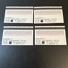 100 Years Of Magic Walt Disney World 2002 Park Hopper Ticket-set Of 4