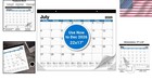 Extra Large 22x17 Desk Calendar 2025-2026  Daily Planner With Stickers Included