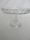 Vintage Antique Cake Stand Lace Edge Cake Plate Great Shape 