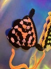 Women s Handmade Crochet Granny Square Bandana  With Matching Pet Bandana  2 Pc 