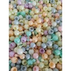Vintage 1970 s Pop Beads About 3 Ounce Bag Of Pink Pastels Orange