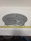 Metal Silver Color Of   A   Central Insurance Company Advertising Sign  14 x7 