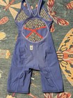 Arena Carbon Racing Kneeskin Tech Suit Women   s Sz 26 Blue Fina W Logo