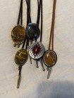 Lot Of Five Unique Bolo Ties