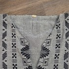 Handmade Mexican Shirt Gray Cotton Embroidered Unisex Adult Size M