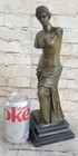 Vintage Large Venus De Milo Bronze Sculpture Statue Marble 12  Europe