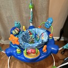 Baby Infant Activity Center Jumper W  Ocean Theme Toys  Blue Green White